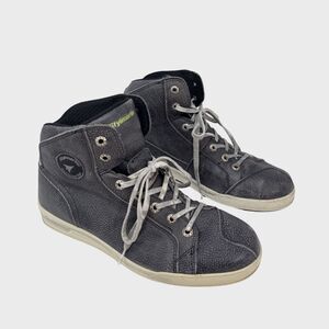 Stylmartin Sunset Evo Mens Shoes Gray Leather Motorcycle Sneakers Riding US 11.5